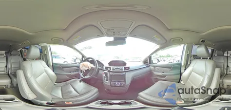 2014 Honda Odyssey Exl z USA, uszkodzony, nr VIN 5FNRL5H65EB133950